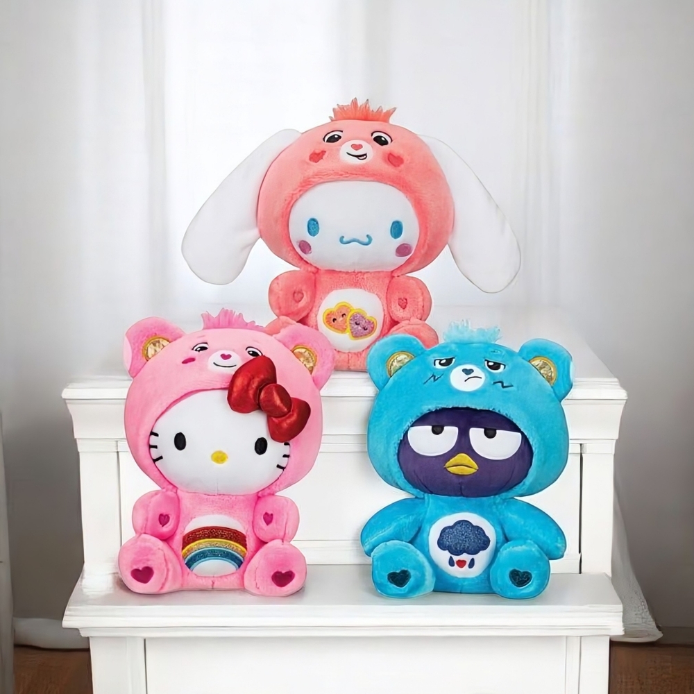 NEW Hello Kitty x Care Bears Plush Collection - Sanrio Collaboration
